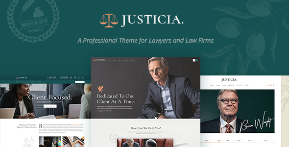 Justicia Wordpress Theme