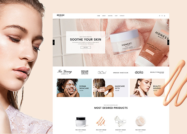 Beauty Store Bridge Theme Demo