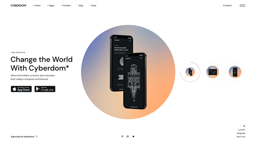 Cyberdom WordPress Theme