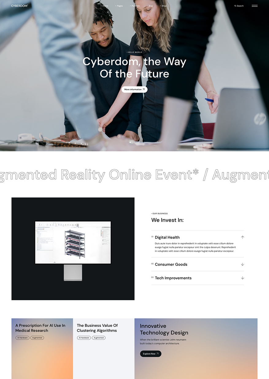 Cyberdom WordPress Theme